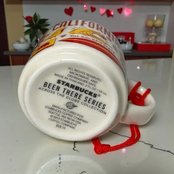 Starbucks California Been There 2oz ORNAMENT Mug MINI NWT Box – NOT FULL SIZE